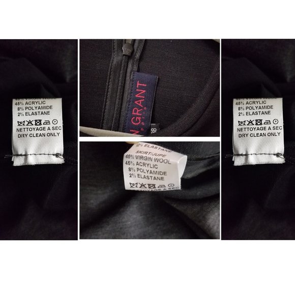 Asymmetric Two-tone Wool-Blend Jersey Maxi Dress - Picture 4 of 4